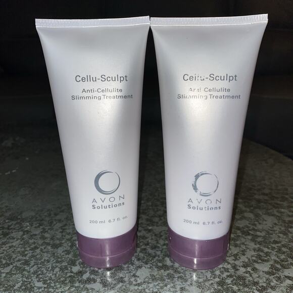 Avon Solutions CELLU-SCULPT Anti-Cellulite Slimming Treatment 6.7 Oz 2 Bottles - Picture 1 of 4